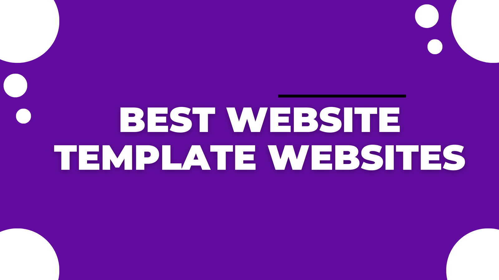 Best Website Template Websites
